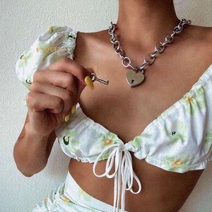 New Heart lock necklace